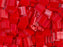 Tila™Beads 5x5 mm, 2 Holes, Opaque Dark Red, Miyuki Japanese Beads