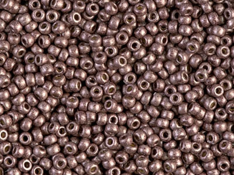 Seed Beads 11/0, Matte Duracoat Galvanized Dark Mauve, Miyuki Japanese Beads