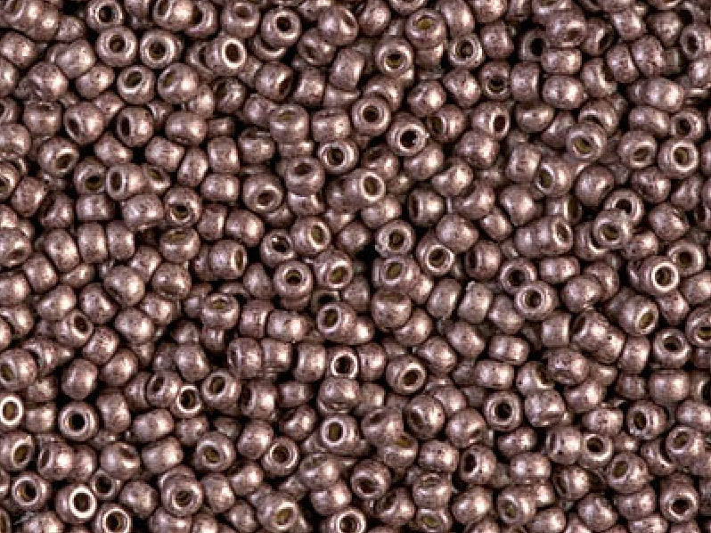 Seed Beads 11/0, Matte Duracoat Galvanized Dark Mauve, Miyuki Japanese Beads