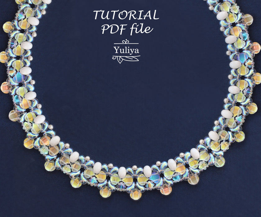 PDF Tutorial Necklace "Crystal"