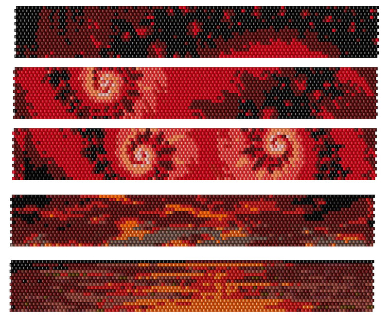 PDF Peyote Bracelets Patterns (5P)