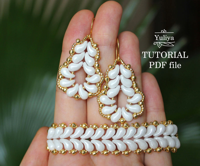 PDF Tutorial White Jewelry Set