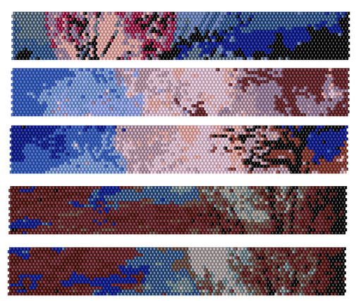 PDF Peyote Bracelets Patterns (6P)