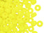 Pony Beads 7x5 mm, Neon Yellow, Czech Glass