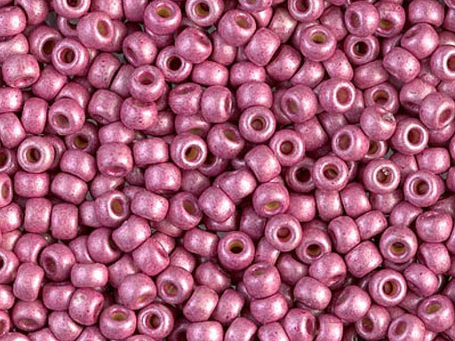 Seed Beads 8/0, Matte Duracoat Galvanized Hot Pink, Miyuki Japanese Beads