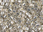 Delica Seed Beads 8/0, Galvanized Silver, Miyuki Japanese Beads