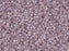Delica Seed Beads 15/0, Opaque Lilac AB, Miyuki Japanese Beads