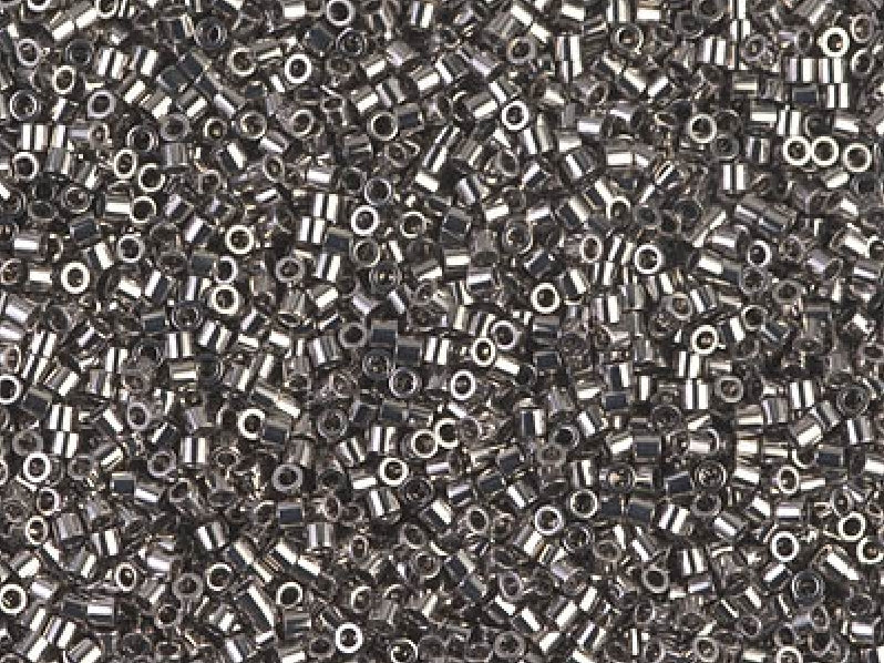Delica Seed Beads 15/0, Nickel Plated, Miyuki Japanese Beads