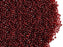 Rocailles Seed Beads 13/0, Red Garnet Transparent, Czech Glass