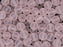 50 pcs Round Beads 6 mm, Light Pink Matte, Czech Glass