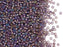 Rocailles Seed Beads 10/0, Light Amethyst AB Silver Lined, Czech Glass