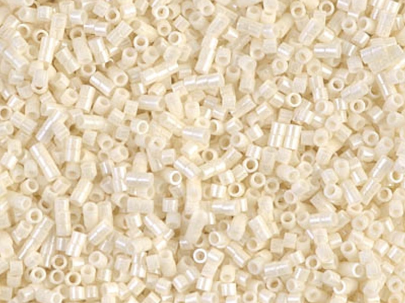 Delica Seed Beads 15/0, Light Yellow Ceylon, Miyuki Japanese Beads