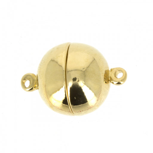 Magnetic Clasp 12 mm, 23KT Gold Plated, Metal
