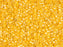 Delica Seed Beads 15/0, Opaque Canary Luster, Miyuki Japanese Beads