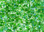 Quarter Tila™Beads 5x1.2x1.9 mm, 2 Holes, Transparent Green AB, Miyuki Japanese Beads