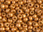 Seed Beads 6/0, Matte Duracoat Galvanized Yellow Gold, Miyuki Japanese Beads