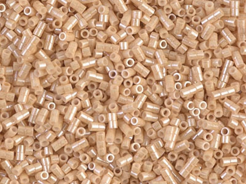 Delica Seed Beads 15/0, Beige Ceylon, Miyuki Japanese Beads