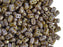 Ios® par Puca® Beads 2.5x5.5 mm, 2 Holes, Opaque Mix Rose Gold Ceramic Look, Czech Glass