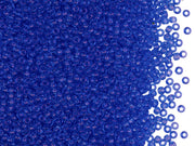 Rocailles Seed Beads 11/0, Light Sapphire Transparent, Czech Glass
