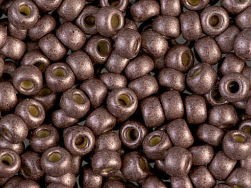 Seed Beads 6/0, Matte Duracoat Galvanized Dark Mauve, Miyuki Japanese Beads