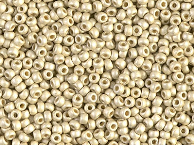 Seed Beads 11/0, Matte Duracoat Galvanized Silver, Miyuki Japanese Beads
