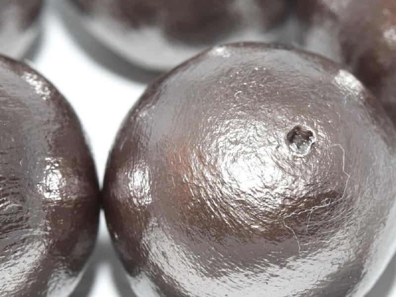 Cotton Pearls 20 mm, Bronze, Miyuki Japanese Beads