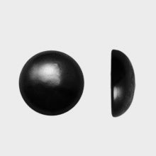 1 pc Cabochon Par Puca®, 25mm, Opaque Choco Bronze, Czech Glass