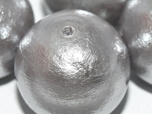 Cotton Pearls 25 mm, Gray, Miyuki Japanese Beads