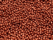 Fire Polished Faceted Beads Round 2 mm, Crystal Bronze Fire Red, Czech Glass