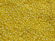 Fire Polished Faceted Beads Round 2 mm, Pastel Yellow, Czech Glass