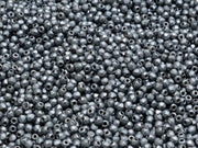 Fire Polished Faceted Beads Round 2 mm, Pastel Gray, Czech Glass