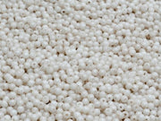 Round Beads 2 mm, Chalk White Luster, Czech Glass