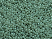 Round Beads 2 mm, Alabaster Light Green Luster, Czech Glass