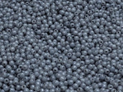Round Beads 2 mm, Alabaster Blue Luster, Czech Glass