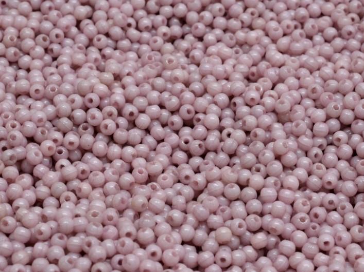 Round Beads 2 mm, Alabaster Lila Luster, Czech Glass