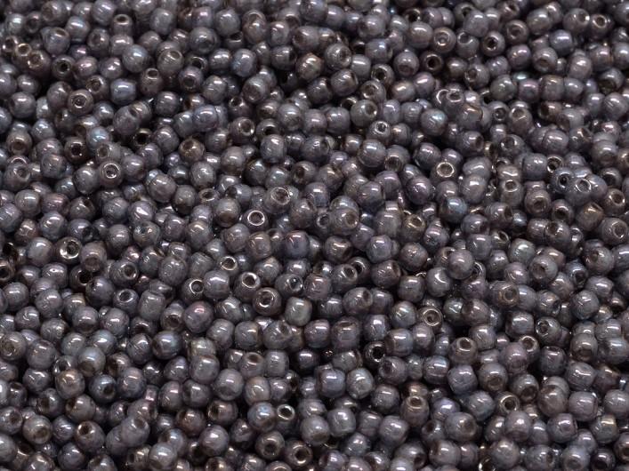 Round Beads 2 mm, Crystal Iris, Czech Glass