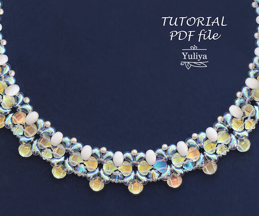 PDF Tutorial Necklace "Crystal"