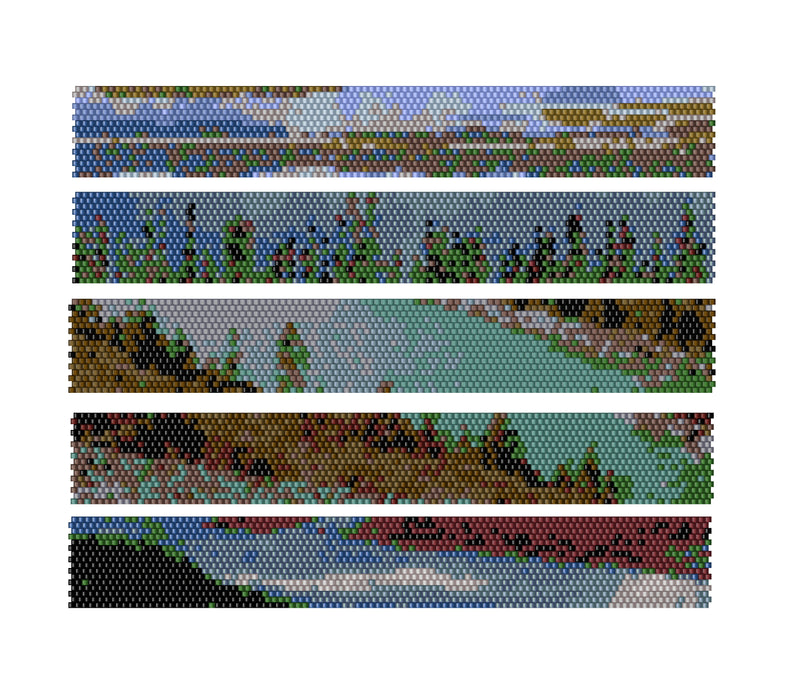 PDF Peyote Bracelet Patterns (3P)