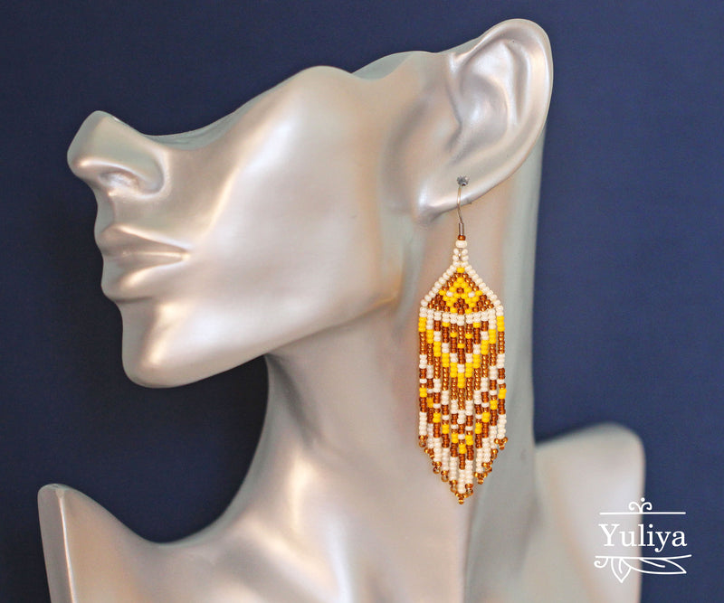 PDF Brick Stitch Earring Pattern (#2)