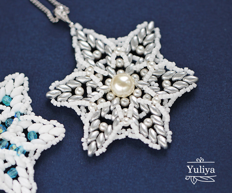 PDF Tutorial Pendant “Snowflake7”