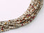150 pcs Round Pressed Beads, 2mm, Crystal Sliperit, Czech Glass