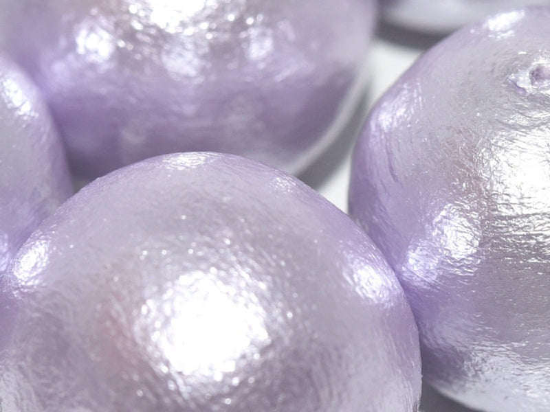 Cotton Pearls 30 mm, Lavender, Miyuki Japanese Beads