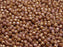 100 pcs Fire Polished Faceted Beads Round, 3mm, Chalk Violet Brown Senegal, Czech Glass
