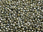 100 pcs Fire Polished Faceted Beads Round, 3mm, Chalk Gray Glaze, Czech Glass