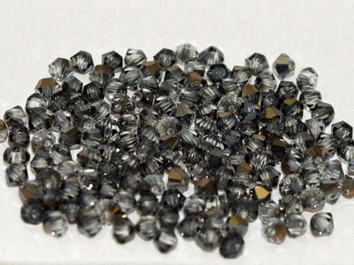 Machine Cut Beads (M.C. Beads) 3 mm, Crystal Valentinite, Czech Glass