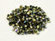 Machine Cut Beads (M.C. Beads) 3 mm, Crystal Golden Rainbow, Czech Glass