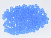 Machine Cut Beads (M.C. Beads) 3 mm, Sapphire Matte, Czech Glass