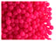 160 pcs Round NEON ESTRELA Beads, 3mm, Pink (UV Active), Czech Glass