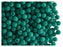 160 pcs Round NEON ESTRELA Beads, 3mm, Emerald Green (UV Active), Czech Glass
