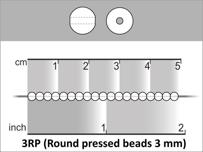 100 pcs Round Beads 3 mm, Red Opal, Czech Glass
